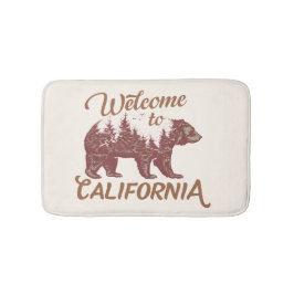 California Bear Forestへようこそ バスマット