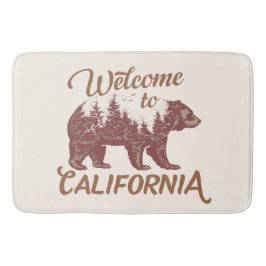 California Bear Forestへようこそ バスマット