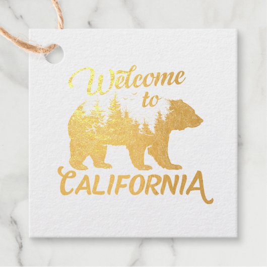 California Bear Forestへようこそ フェイバータグ (正面)