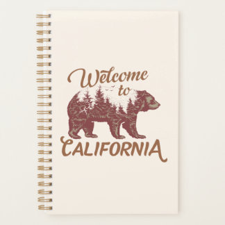 California Bear Forestへようこそ プランナー手帳