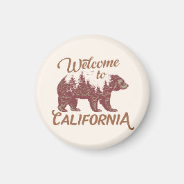 California Bear Forestへようこそ マグネット