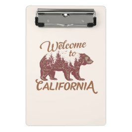 California Bear Forestへようこそ ミニクリップボード