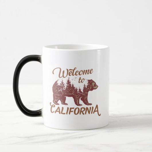 California Bear Forestへようこそ モーフィングマグカップ (左)