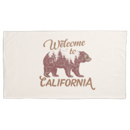 California Bear Forestへようこそ 枕カバー