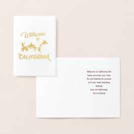 California Bear Forestへようこそ 箔カード