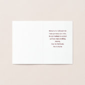 California Bear Forestへようこそ 箔カード (内部)