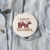 California Bear Forestへようこそ 缶バッジ (インサイチュ)