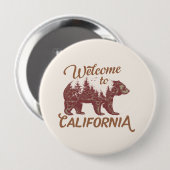 California Bear Forestへようこそ 缶バッジ (正面&裏面)