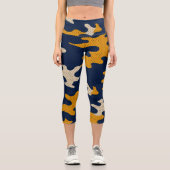 California Berkeley Golden Bear Spirit camo カプリレギンス (正面)