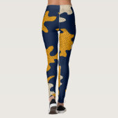 California Berkeley Golden Bear Spirit camo レギンス (裏面)