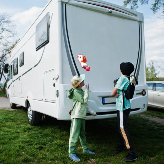 California Bigfoot Country State Map Vehicle  シール