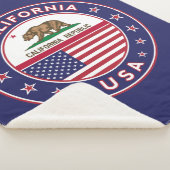 California Blanket (blue version) シェルパブランケット (3/4)