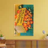 California, Box of OrangeState キャンバスプリント (インサイチュ (リビング))