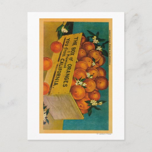 California, Box of OrangeState ポストカード (正面)
