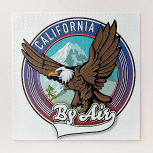California By Airトラベルパッチ ジグソーパズル