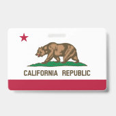 California Cali Republic Bear Flag, US States Badg バッジ (裏面)