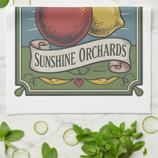 California Citrus Kitchen Towel キッチンタオル (折り畳み)