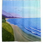 California Coast  シャワーカーテン (正面)