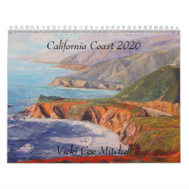 California Coast 2026 Calendar カレンダー