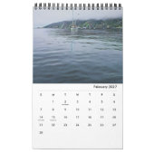 California Coastal Calendar 2026 カレンダー (2月 2027)