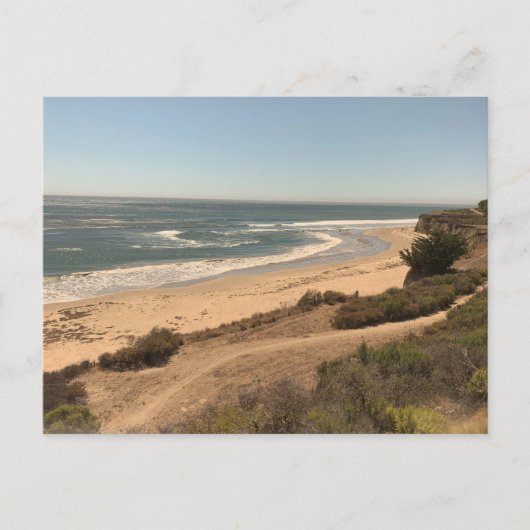 California Coastline Beach Overlook Postcard ポストカード (正面)