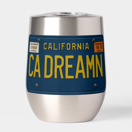 California Dreaming - Retro 1969 License Plate (正面)