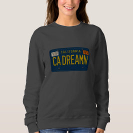 California Dreaming - Retro 1969 License Plate スウェットシャツ