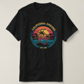 California Dreams 1980 Sunset Tシャツ (デザイン正面)