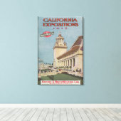 California Expositionsポスター#2 キャンバスプリント (インサイチュ (ウッドフロア))
