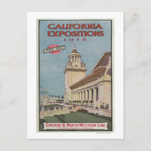 California Expositionsポスター#2 ポストカード (正面)