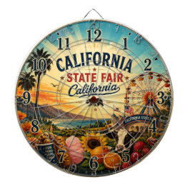 California Fair Carnival Fairground Farmhouse ダーツボード