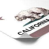 California_Flag2 ポスター (角)