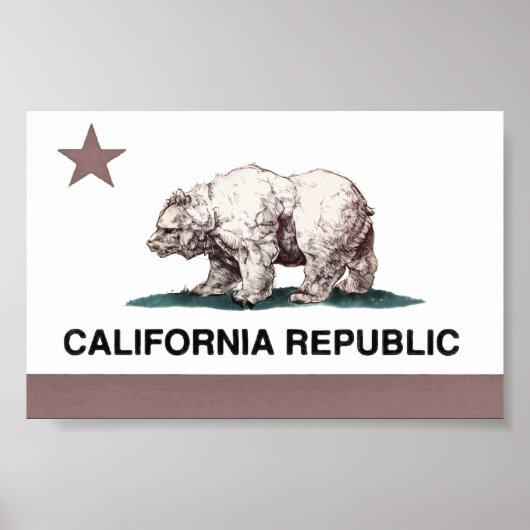 California_Flag2 ポスター (正面)