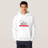 California flag Corvair convertible hoodie パーカ (正面フル)
