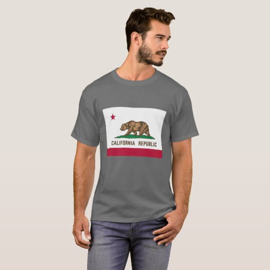 California flag Oversized 2 Tシャツ (正面フル)