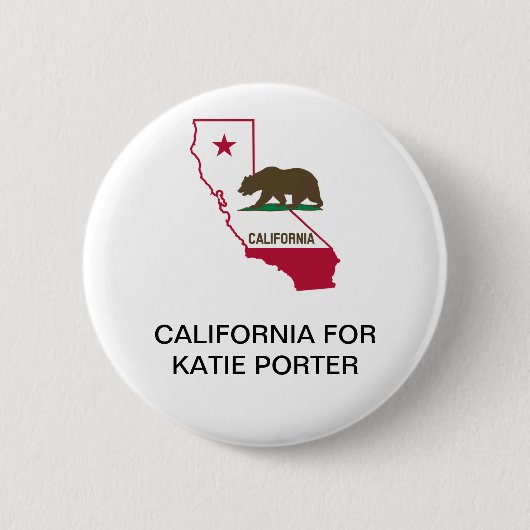 CALIFORNIA for Katie Porter JOURNEY 缶バッジ (正面)