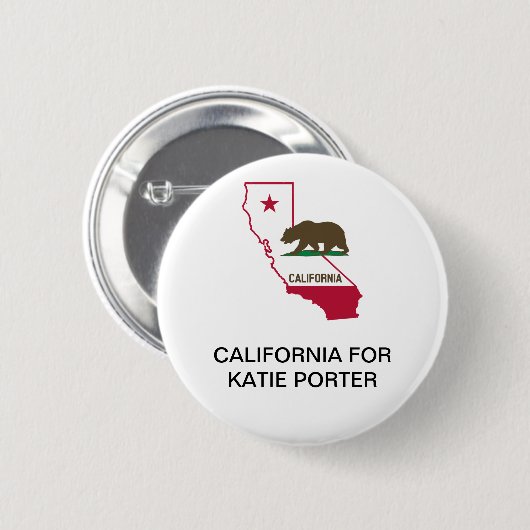 CALIFORNIA for Katie Porter JOURNEY 缶バッジ (正面&裏面)