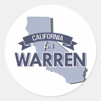 CALIFORNIA FOR WARREN - 2016.png ラウンドシール