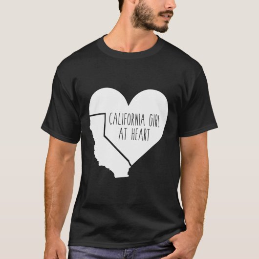 California Girl At Heart Tシャツ (正面)