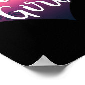 California Heart Palm Trees Summer Cali Girl ポスター (角)