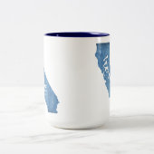 California Home Wood Grain ツートーンマグカップ (中央)