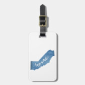 California Home Wood Grain ラゲッジタグ (正面縦)