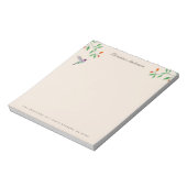 California Hummingbird ノートパッド (回転)