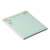 California Hummingbird  ノートパッド (アングル)