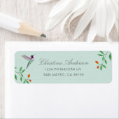 California Hummingbird  Address ラベル (インサイチュ)