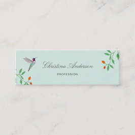 California Hummingbird  Business Card スキニー名刺