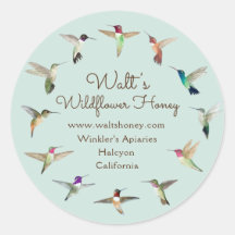 California Hummingbirds製品ラベル