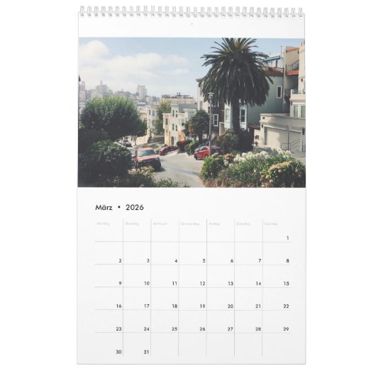 California Kalender 2017 カレンダー (3月 2026)