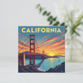 California Keepsake | The Golden Gate Bridge Blank シーズンカード (スタンド正面)