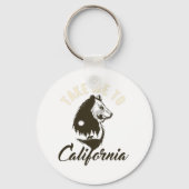 California Keychainに移動 キーホルダー (正面)